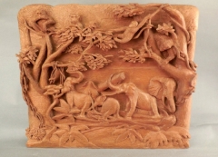 Elephants and Monkeys in the trees by Nancy McKeown I3